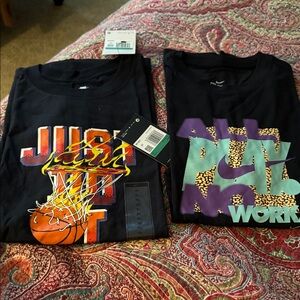Nike Black T-Shirt with Retro Graphic